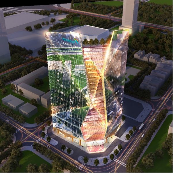 Phối cảnh dự án cao ốc văn phòng hạng A Maslight Financial Tower được đánh giá rất cao