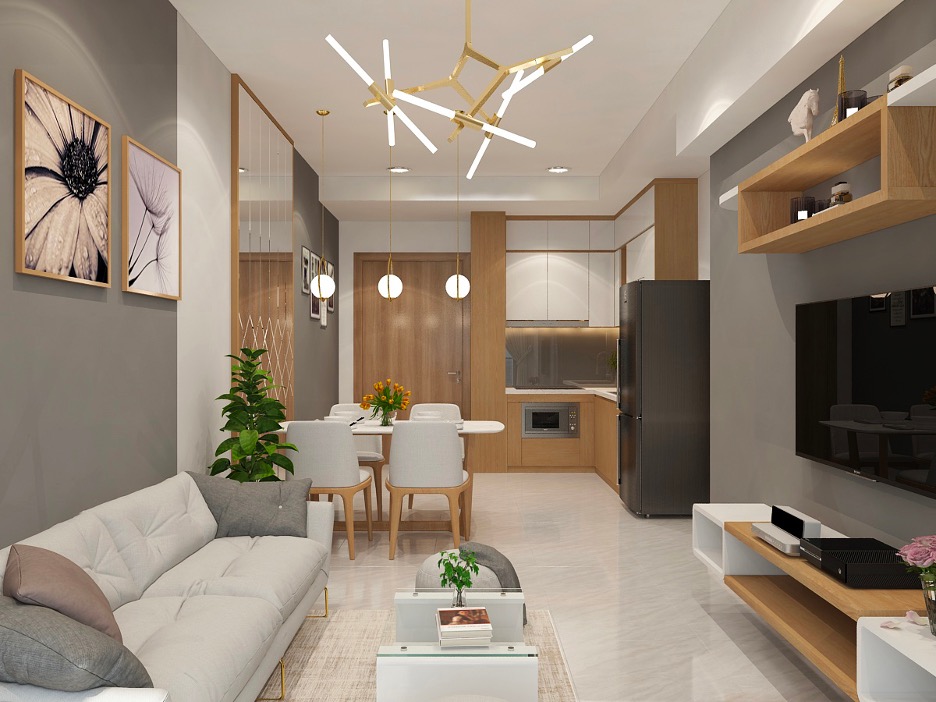 Dịch vụ thuê thiết kế nội thất căn hộ chung cư có nhiều ưu điểm nổi bật