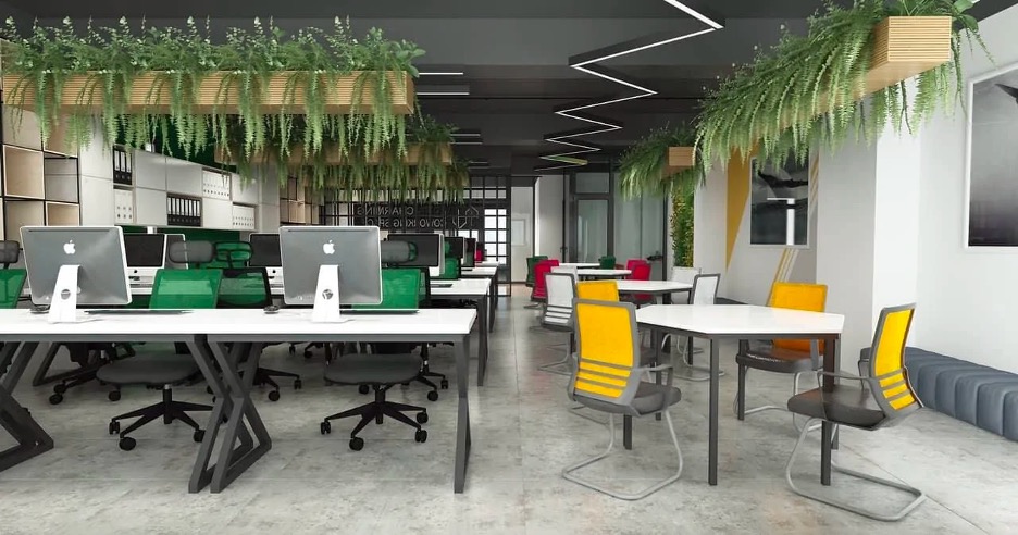 Làm mới không gian văn phòng với phong cách Eco