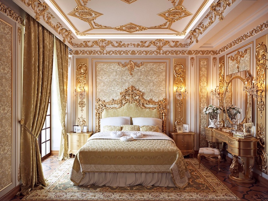 Phòng ngủ khách sạn theo phong cách cổ điển chứa đựng sự đẳng cấp