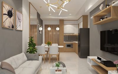 Những thiết kế nội thất căn hộ chung cư 70m2 hiện đại