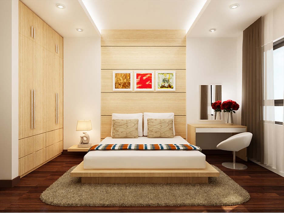 Thiết kế phong thủy nội thất phòng ngủ tổng thể cho người mệnh Thổ