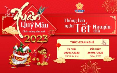 TD Group thông báo lịch nghỉ Tết Nguyên Đán Quý Mão 2023